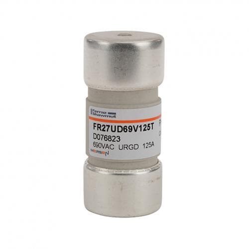 Mersen D076823 D076823 Mersen - High-Speed Cylindrical Fuse Protistor® Size 27x60 aR 690VAC IEC 125A With Striker Mersen D076823 D076823 Mersen - High-Speed Cylindrical Fuse Protistor® Size 27x60 aR 690VAC IEC 125A With Striker