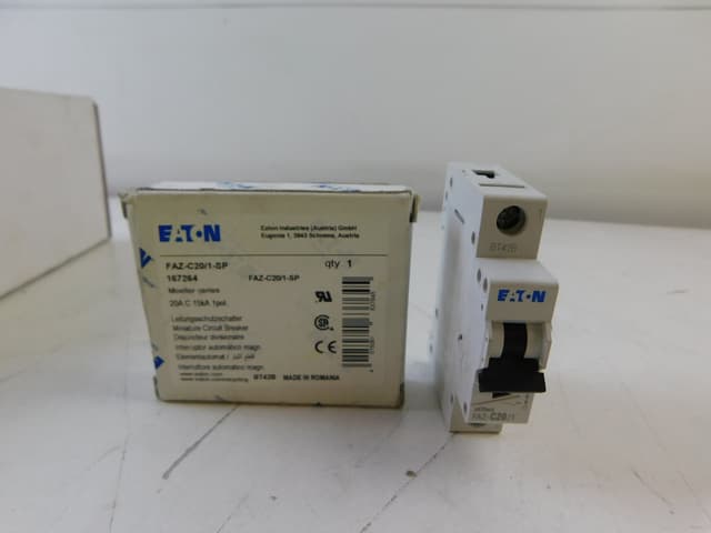 FAZ-C20/1-SP Part Image. Manufactured by Eaton.