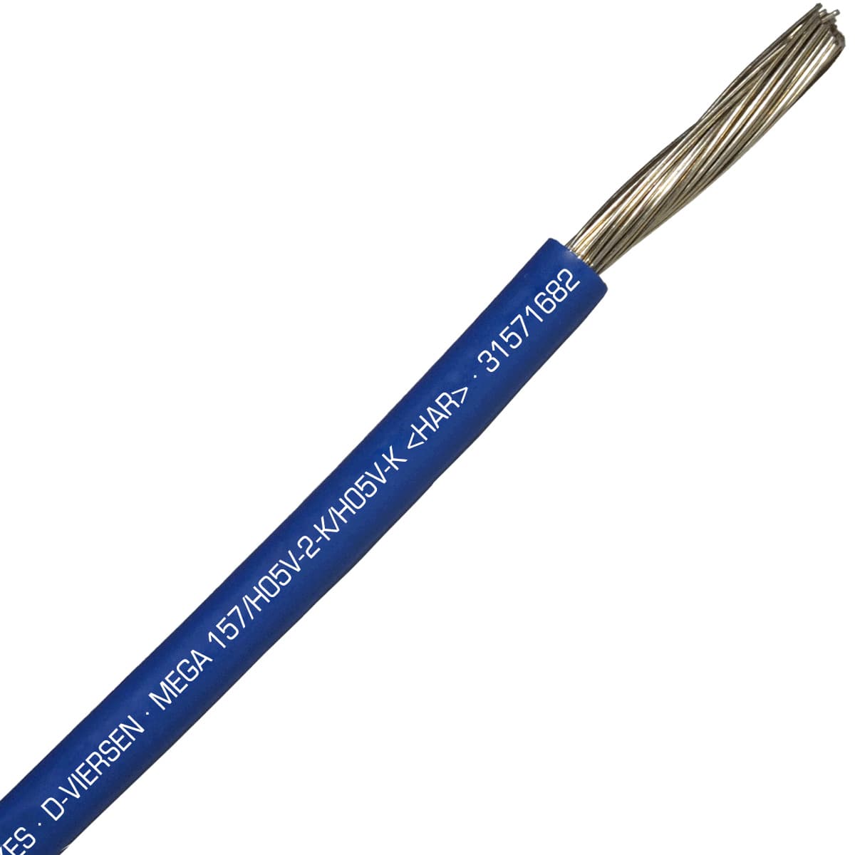 SAB 31571682 MEGA 157/H05V2-K/H05V-K (HAR/UL/CSA/CE) - 16 AWG hook-up wire, Dark Blue SAB 31571682 MEGA 157/H05V2-K/H05V-K (HAR/UL/CSA/CE) - 16 AWG hook-up wire, Dark Blue