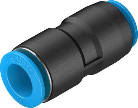 Festo 153040 push-in connector QS-12-10 reducing. Size: Standard, Nominal size: 6,7 mm, Assembly position: Any, Container size: 10, Design structure: Push/pull principle Festo 153040 push-in connector QS-12-10 reducing. Size: Standard, Nominal size: 6,7 mm, Assembly position: Any, Container size: 10, Design structure: Push/pull principle