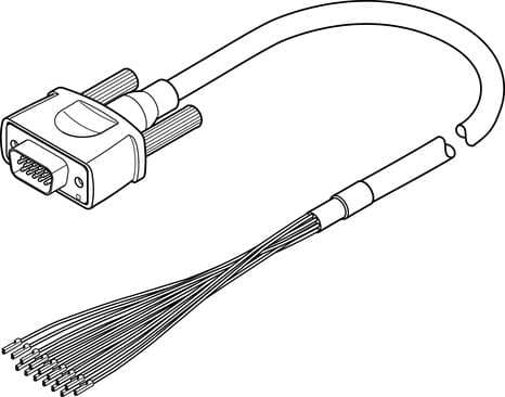 Festo 2052919 control cable NEBC-S1H15-E-10.0-N-LE15 Conforms to standard: DIN 47100, Cable identification: Without inscription label holder, Electrical connection 1, function: Field device side, Electrical connection 1, design: Angular, Electrical connection 1, connec Festo 2052919 control cable NEBC-S1H15-E-10.0-N-LE15 Conforms to standard: DIN 47100, Cable identification: Without inscription label holder, Electrical connection 1, function: Field device side, Electrical connection 1, design: Angular, Electrical connection 1, connec