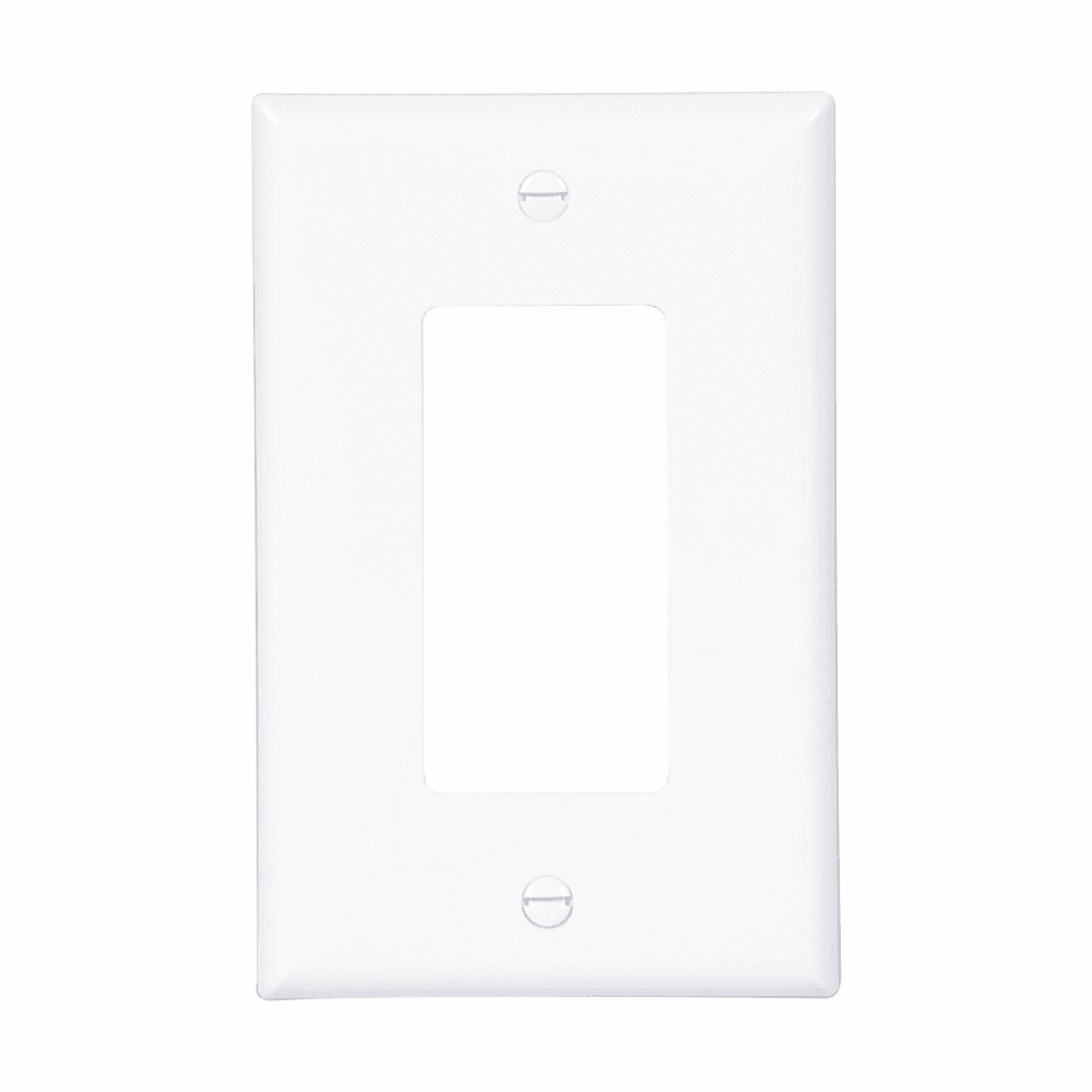 Eaton PJ26W PJ26W Eaton - Eaton Decorator / GFCI wallplate, White, Decorator Cutout, Polycarbonate, Single- gang, Mid-size Eaton PJ26W PJ26W Eaton - Eaton Decorator / GFCI wallplate, White, Decorator Cutout, Polycarbonate, Single- gang, Mid-size