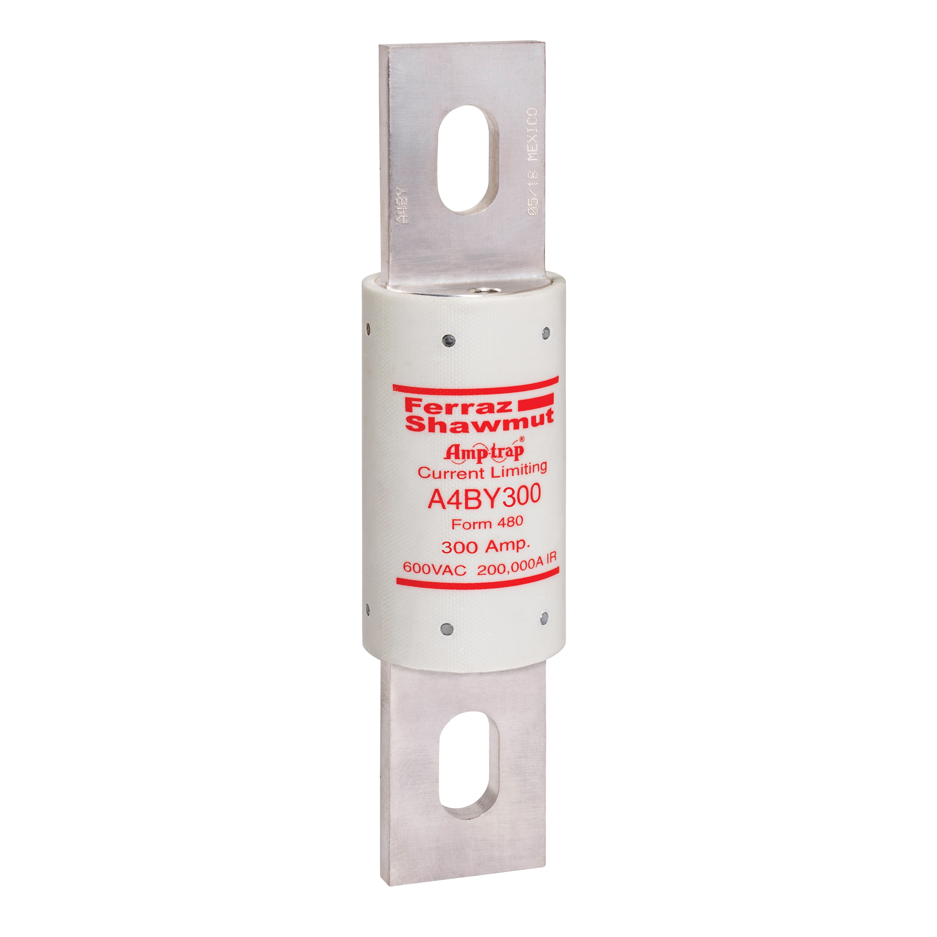 Mersen A4BY300 A4BY300 Mersen - Fuse A4BY - Class L - Time-Delay 600VAC 300VDC 300A Blade Amp-Trap® Mersen A4BY300 A4BY300 Mersen - Fuse A4BY - Class L - Time-Delay 600VAC 300VDC 300A Blade Amp-Trap®