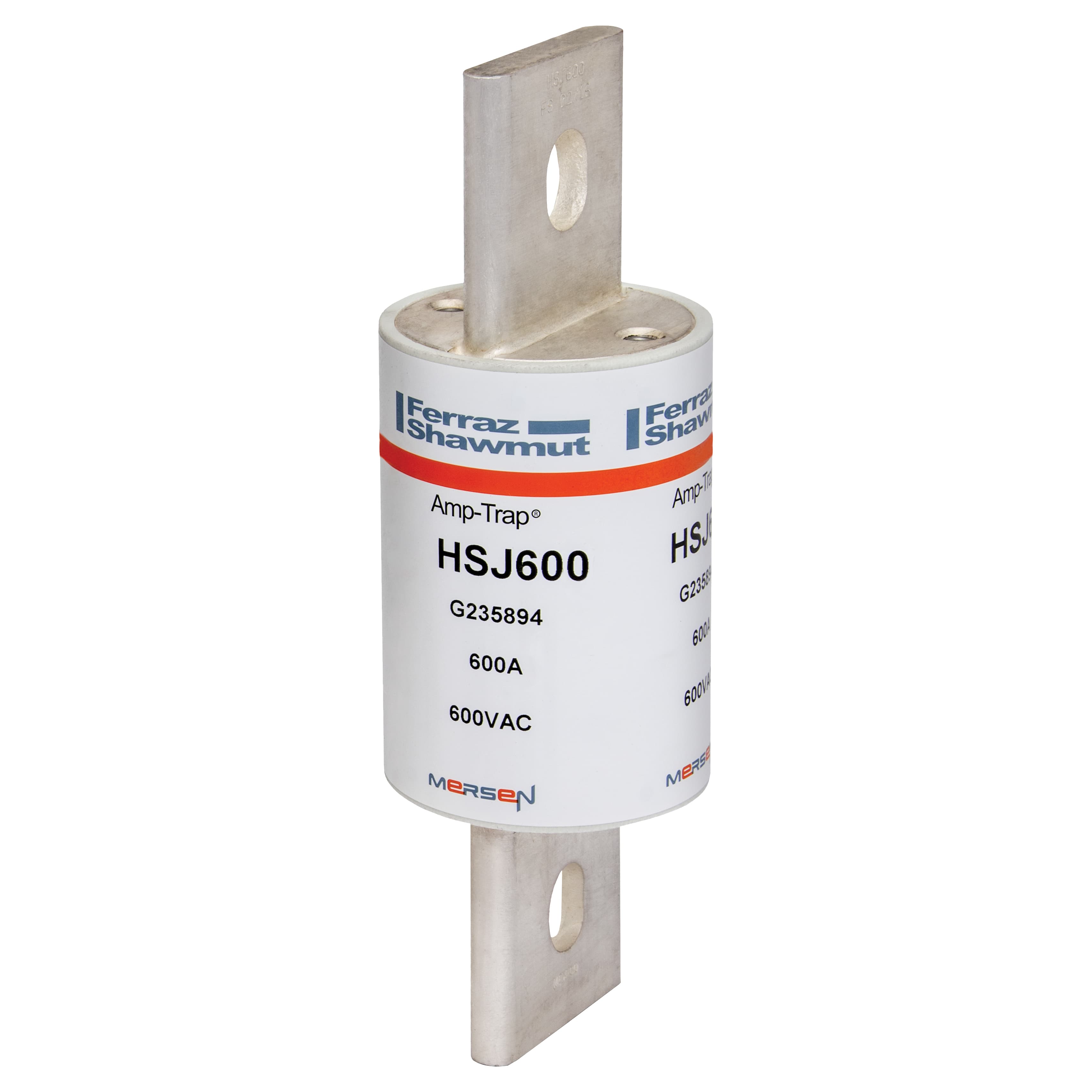 Mersen HSJ600 HSJ600 Mersen - Fuse HSJ - Class J - High-Speed 600VAC 500VDC 600A Blade Amp-Trap® Mersen HSJ600 HSJ600 Mersen - Fuse HSJ - Class J - High-Speed 600VAC 500VDC 600A Blade Amp-Trap®
