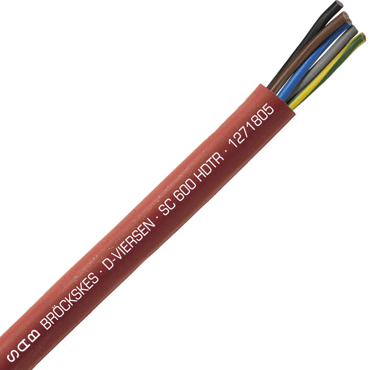 SAB 1271805 SC 600 HDTR - 18 AWG/5c, tear resistant high temperature silicone cable, UL, CSA, CE, RoHS SAB 1271805 SC 600 HDTR - 18 AWG/5c, tear resistant high temperature silicone cable, UL, CSA, CE, RoHS