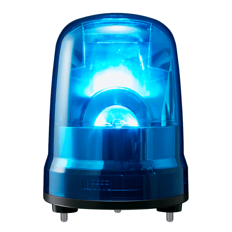 Patlite SKP-M2J-B 150mm, Rotating Signal Beacon, 100-240V AC, 3-Screw Mount with Cable, Blue Patlite SKP-M2J-B 150mm, Rotating Signal Beacon, 100-240V AC, 3-Screw Mount with Cable, Blue
