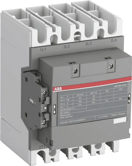 ABB Control AF190-40-11-11 AF190-40-11-11 ABB Control - CONTACTOR 4 POLE 230A 600VAC ABB Control AF190-40-11-11 AF190-40-11-11 ABB Control - CONTACTOR 4 POLE 230A 600VAC