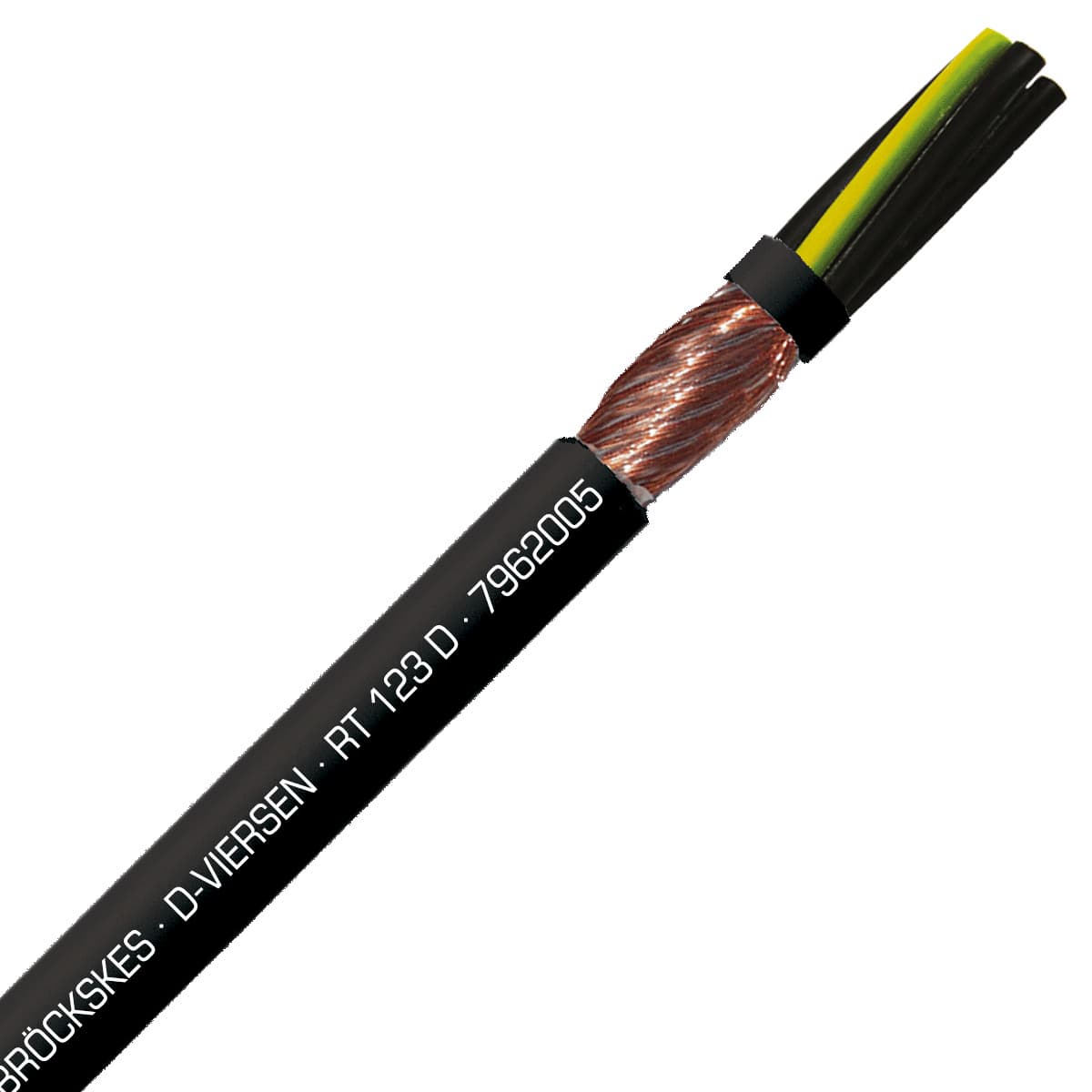 SAB 7962005 RT 123 D - 20 AWG/5c, Spiral shielded PUR rugged and dependable robot/track cable, �450� torsion SAB 7962005 RT 123 D - 20 AWG/5c, Spiral shielded PUR rugged and dependable robot/track cable, �450� torsion