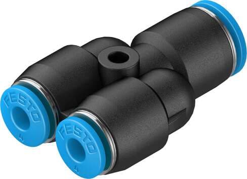 Festo 153153 push-in Y-connector QSY-6-4 reducing. Size: Standard, Nominal size: 2,3 mm, Assembly position: Any, Container size: 10, Design structure: Push/pull principle Festo 153153 push-in Y-connector QSY-6-4 reducing. Size: Standard, Nominal size: 2,3 mm, Assembly position: Any, Container size: 10, Design structure: Push/pull principle