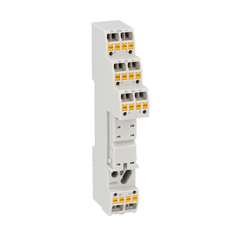 Lovato Electric HR5XS21S HR5XS21S Lovato - Socket for relay for fitting on DIN rail or screws, spring terminals. Push-in technology Lovato Electric HR5XS21S HR5XS21S Lovato - Socket for relay for fitting on DIN rail or screws, spring terminals. Push-in technology