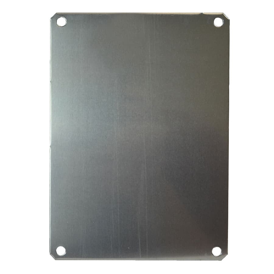 Allied Moulded Products PLA108 Aluminum back panel for use with 10"x8" enclosures Allied Moulded Products PLA108 Aluminum back panel for use with 10"x8" enclosures