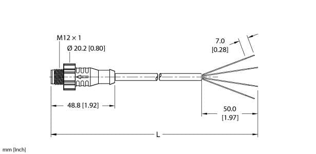 ESRT-A4.400-GC2K-5 Part Image. Manufactured by Turck.