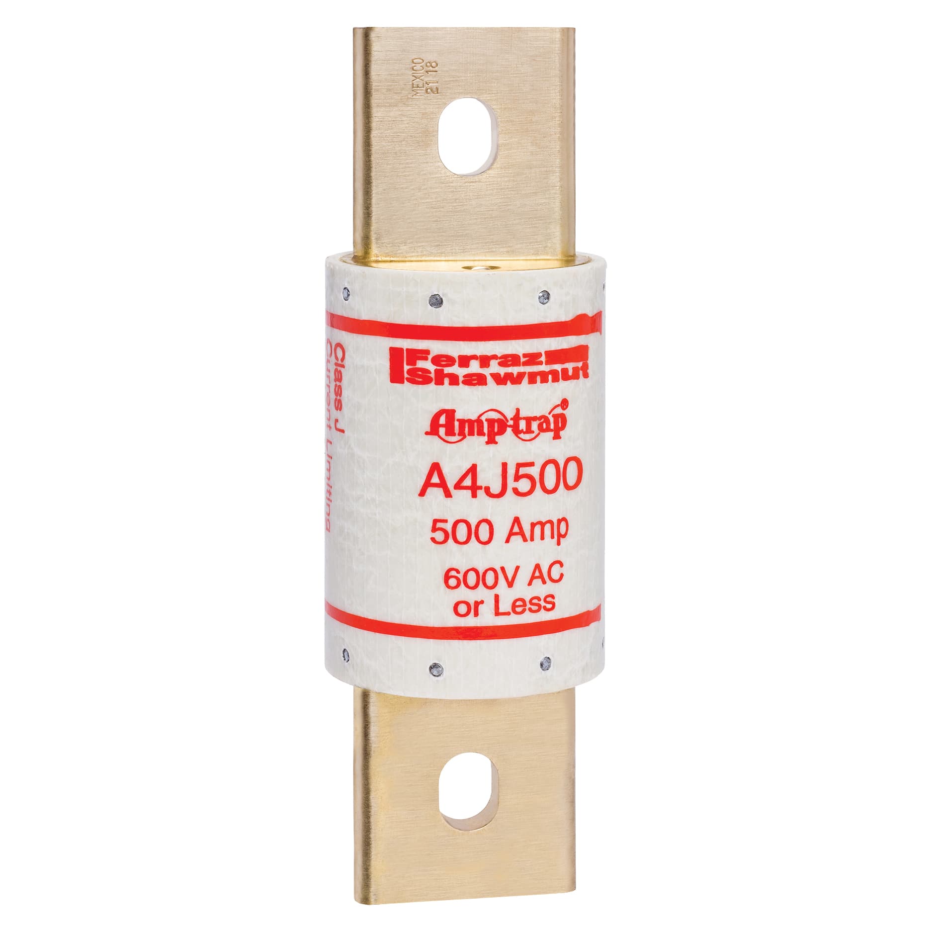 Mersen A4J500 A4J500 Mersen - Fuse A4J - Class J - Fast-Acting 600VAC 300VDC 500A Blade Amp-Trap® Mersen A4J500 A4J500 Mersen - Fuse A4J - Class J - Fast-Acting 600VAC 300VDC 500A Blade Amp-Trap®