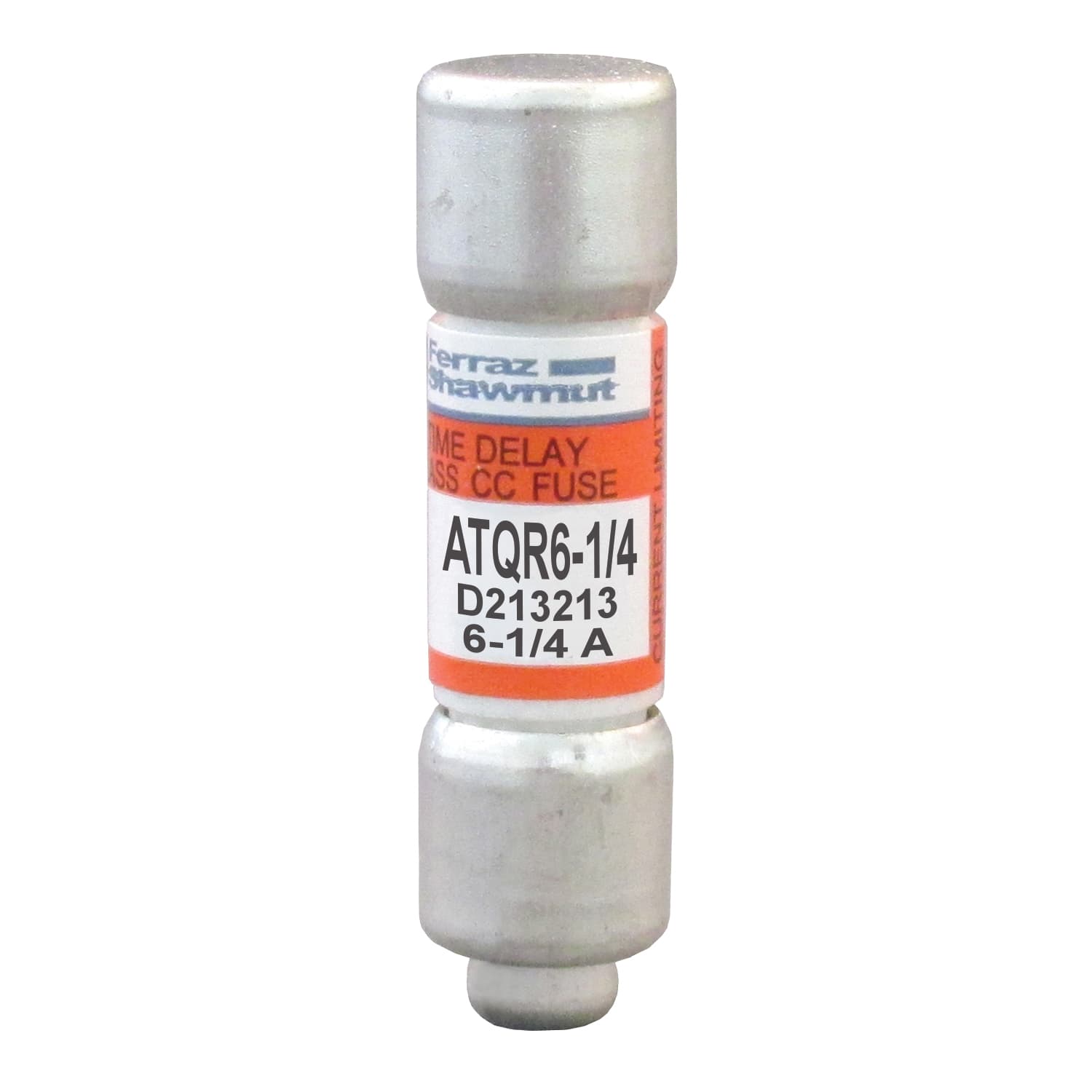 Mersen ATQR6-1/4 ATQR6-1/4 Mersen - Fuse ATQR - Class CC - Time-Delay 600VAC 300VDC 6.25A Ferrule Amp-Trap 2000® Mersen ATQR6-1/4 ATQR6-1/4 Mersen - Fuse ATQR - Class CC - Time-Delay 600VAC 300VDC 6.25A Ferrule Amp-Trap 2000®