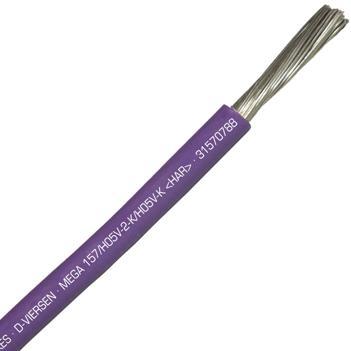 SAB 31570788 MEGA 157/H05V2-K/H05V-K (HAR/UL/CSA/CE) - 8 AWG hook-up wire, Violet SAB 31570788 MEGA 157/H05V2-K/H05V-K (HAR/UL/CSA/CE) - 8 AWG hook-up wire, Violet