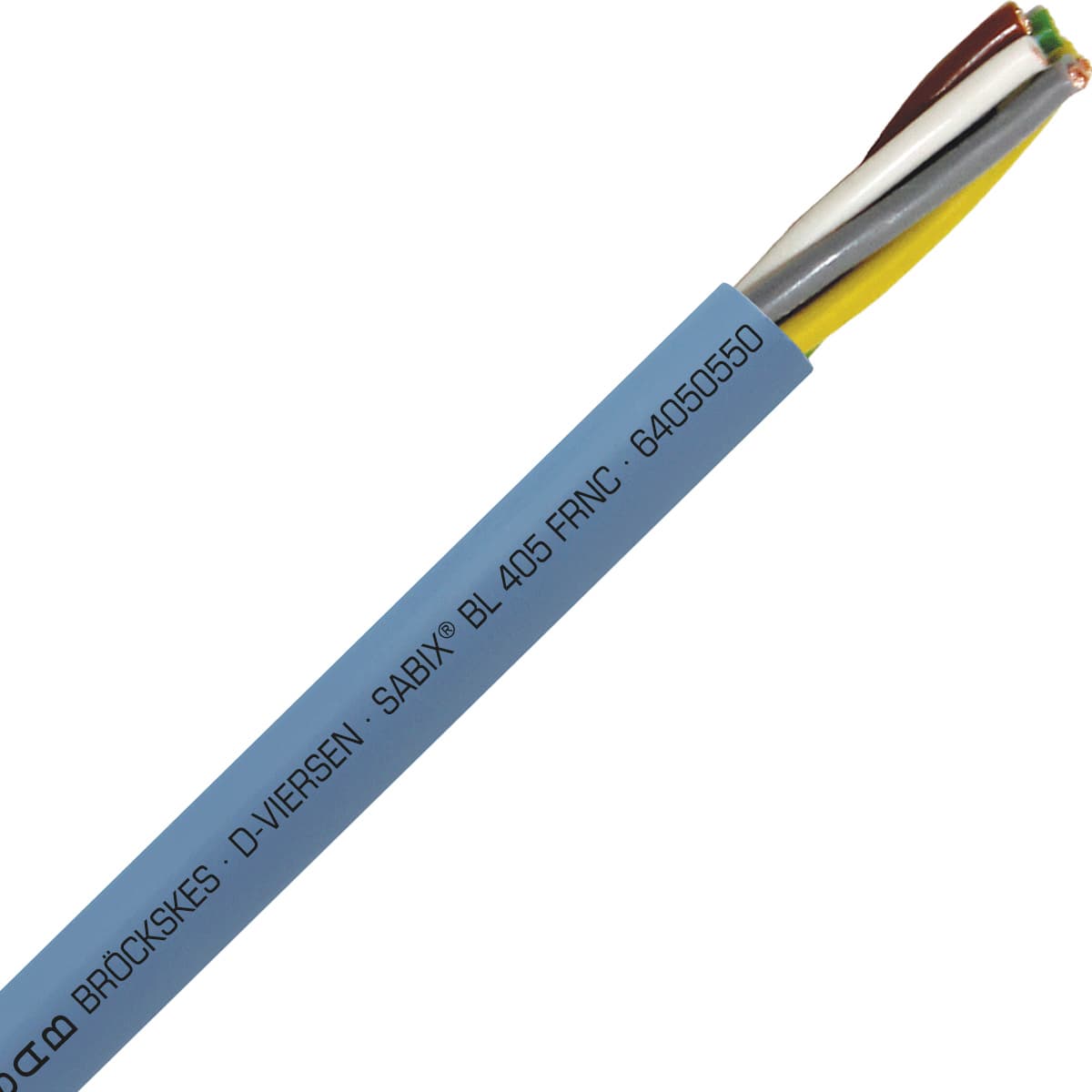 SAB 64050550 SABIX BL 405 FRNC - 20 AWG/5c, halogen-free flame retardant flexible data cable, DNV-GL, CE, RoHS SAB 64050550 SABIX BL 405 FRNC - 20 AWG/5c, halogen-free flame retardant flexible data cable, DNV-GL, CE, RoHS