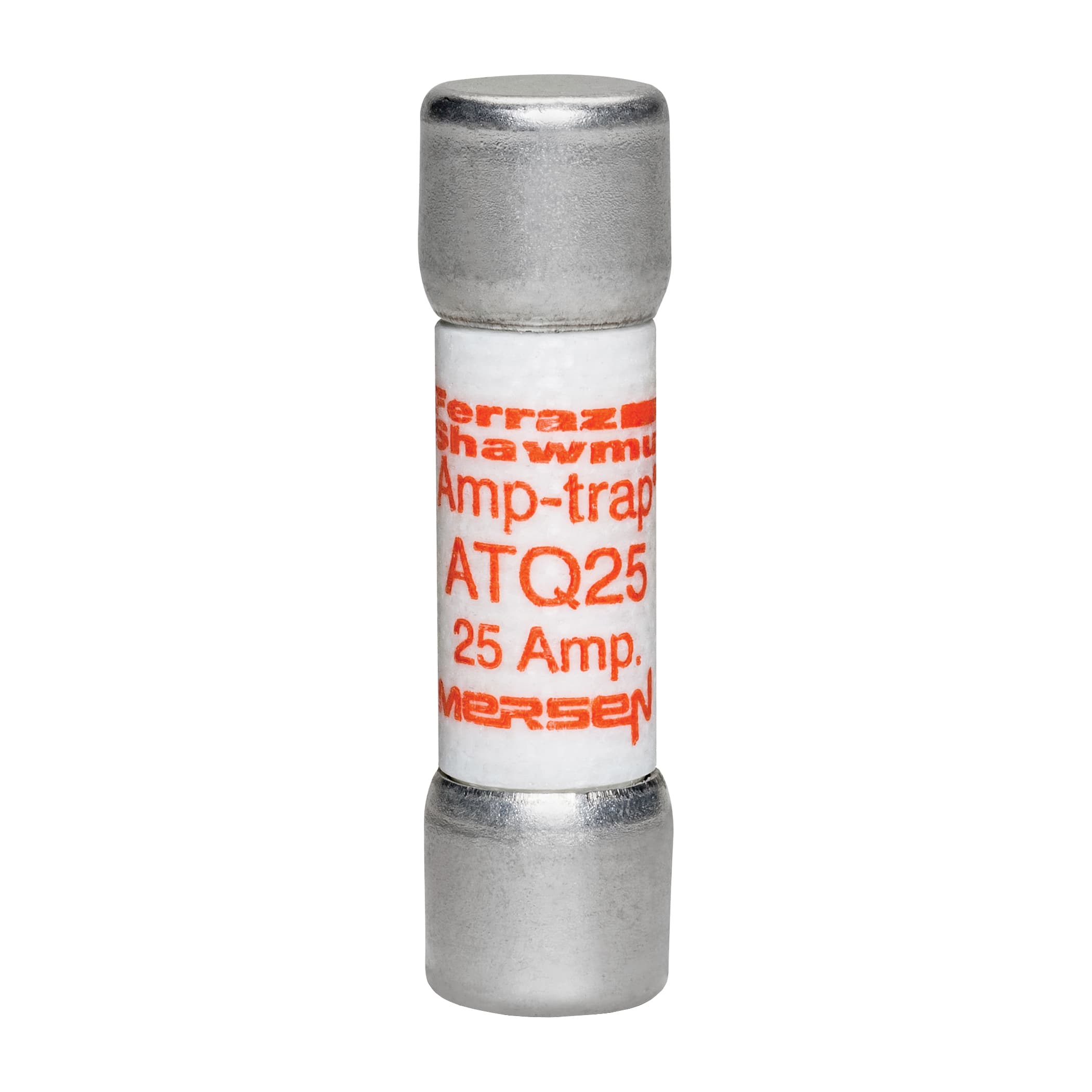 Mersen ATQ25 ATQ25 Mersen - Fuse ATQ - Midget - Time-Delay 500VAC 25A Ferrule Amp-Trap® Mersen ATQ25 ATQ25 Mersen - Fuse ATQ - Midget - Time-Delay 500VAC 25A Ferrule Amp-Trap®