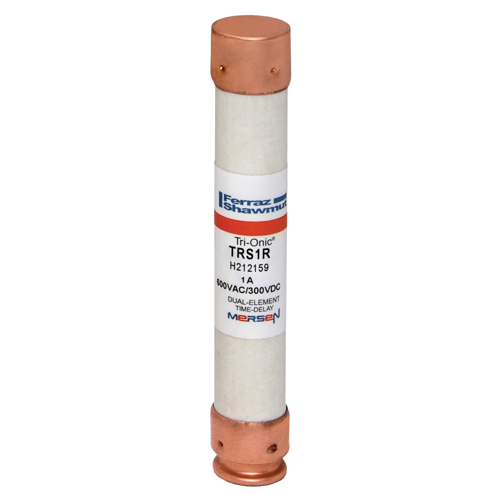 Mersen TRS1R TRS1R Mersen - Fuse TRS-R - Class RK5 - Time-Delay 600VAC 600VDC 1A Ferrule Tri-Onic® Mersen TRS1R TRS1R Mersen - Fuse TRS-R - Class RK5 - Time-Delay 600VAC 600VDC 1A Ferrule Tri-Onic®