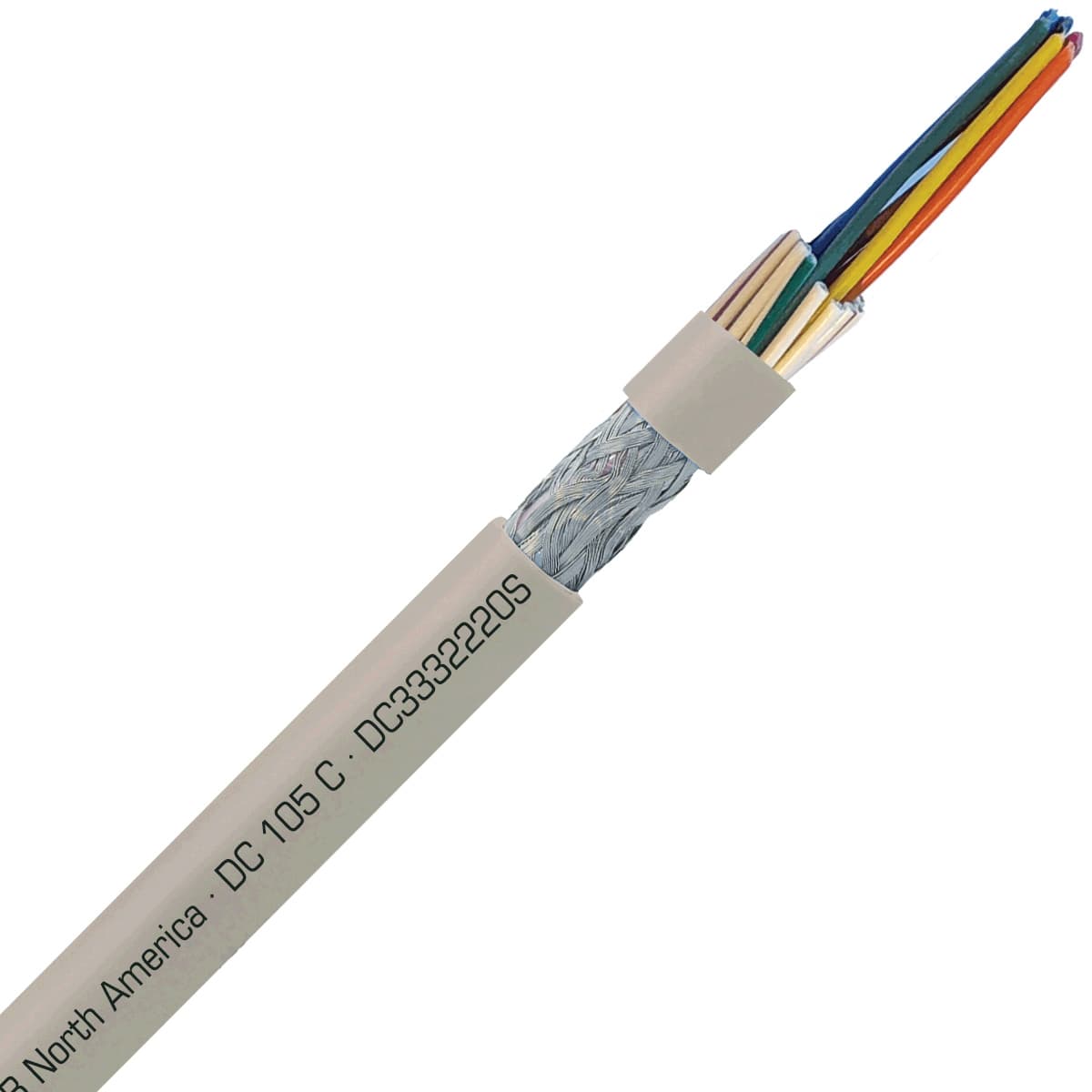 SAB DC3332220S DC 105 C - 22 AWG/20c, shielded flexible oil resistant data cable, UL, CSA, CE, RoHS SAB DC3332220S DC 105 C - 22 AWG/20c, shielded flexible oil resistant data cable, UL, CSA, CE, RoHS