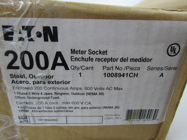 1008941CH Part Image. Manufactured by Eaton.