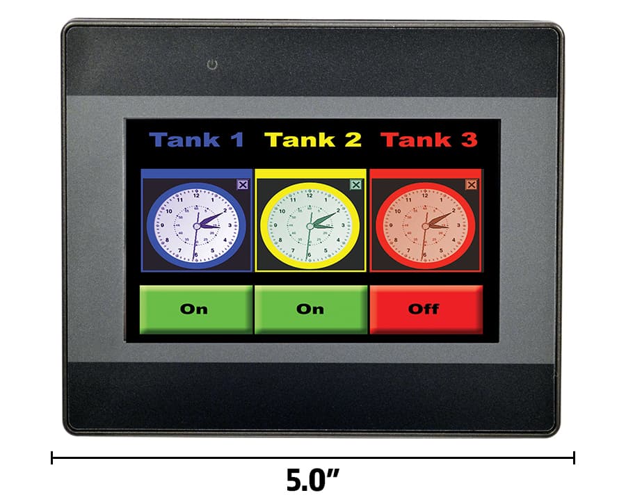 Maple Systems HMI5043LB 4.3" Advanced HMI, 1 Ethernet Port, 1 USB Port, 1 Serial Port, Dark Grey Maple Systems HMI5043LB 4.3" Advanced HMI, 1 Ethernet Port, 1 USB Port, 1 Serial Port, Dark Grey