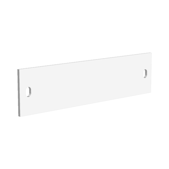 Hoffman A10JS Terminal Strap for Junction Box, fits 10.00, White, Steel Hoffman A10JS Terminal Strap for Junction Box, fits 10.00, White, Steel