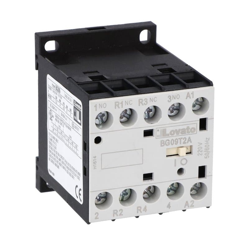 Lovato Electric 11BG09T2A048 11BG09T2A048 Lovato - Four-pole contactor, AC coil 50/60Hz, 48VAC, 2NO and 2NC Lovato Electric 11BG09T2A048 11BG09T2A048 Lovato - Four-pole contactor, AC coil 50/60Hz, 48VAC, 2NO and 2NC