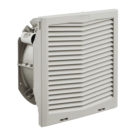 Hoffman HF1326414 HF13 Side-Mount Filter Fan, 230V, 395 CFM, Lt Gray Hoffman HF1326414 HF13 Side-Mount Filter Fan, 230V, 395 CFM, Lt Gray