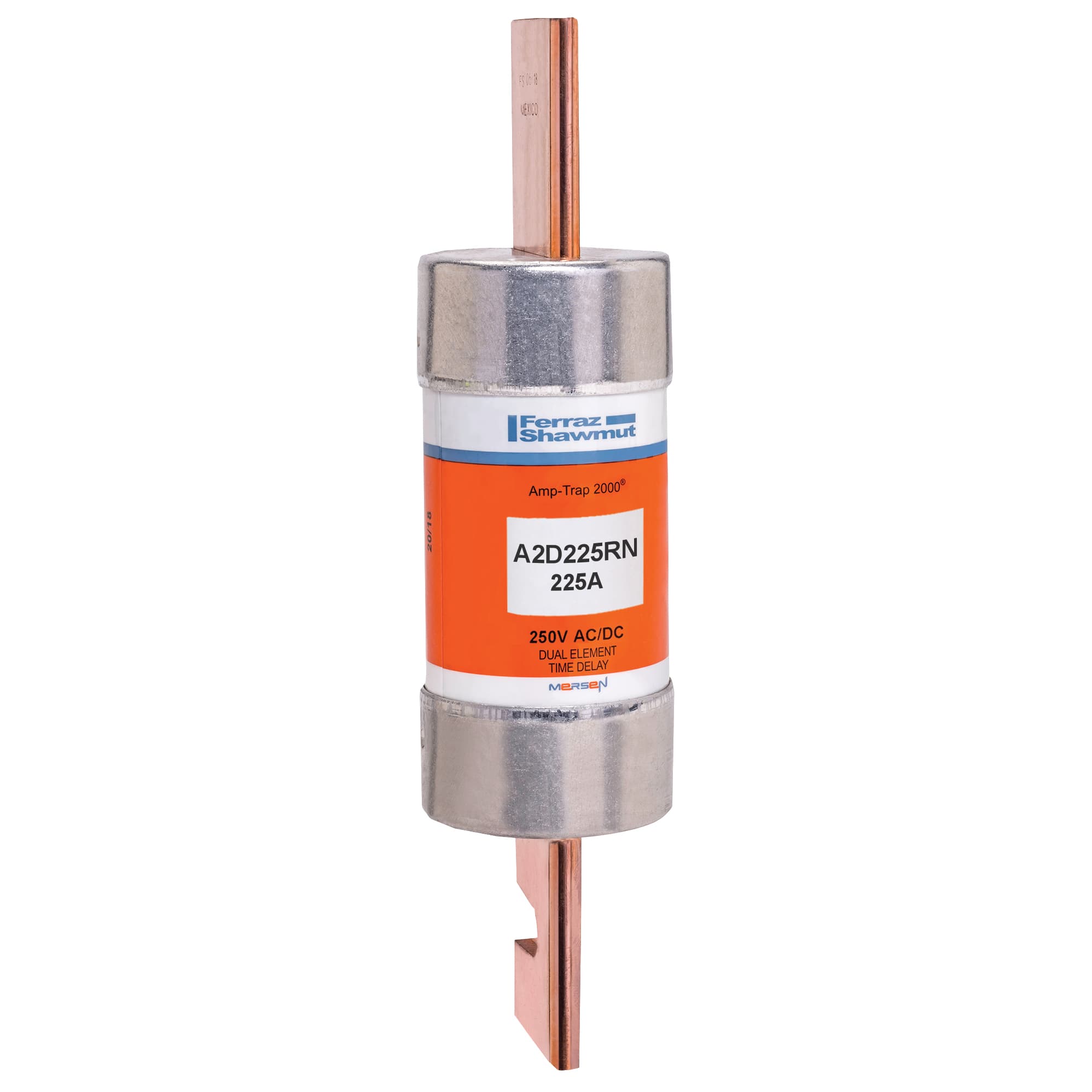 Mersen A2D225RN A2D225RN Mersen - Fuse A2D-R - Class RK1 - Time-Delay 250VAC 250VDC 225A Blade Amp-Trap 2000® Mersen A2D225RN A2D225RN Mersen - Fuse A2D-R - Class RK1 - Time-Delay 250VAC 250VDC 225A Blade Amp-Trap 2000®