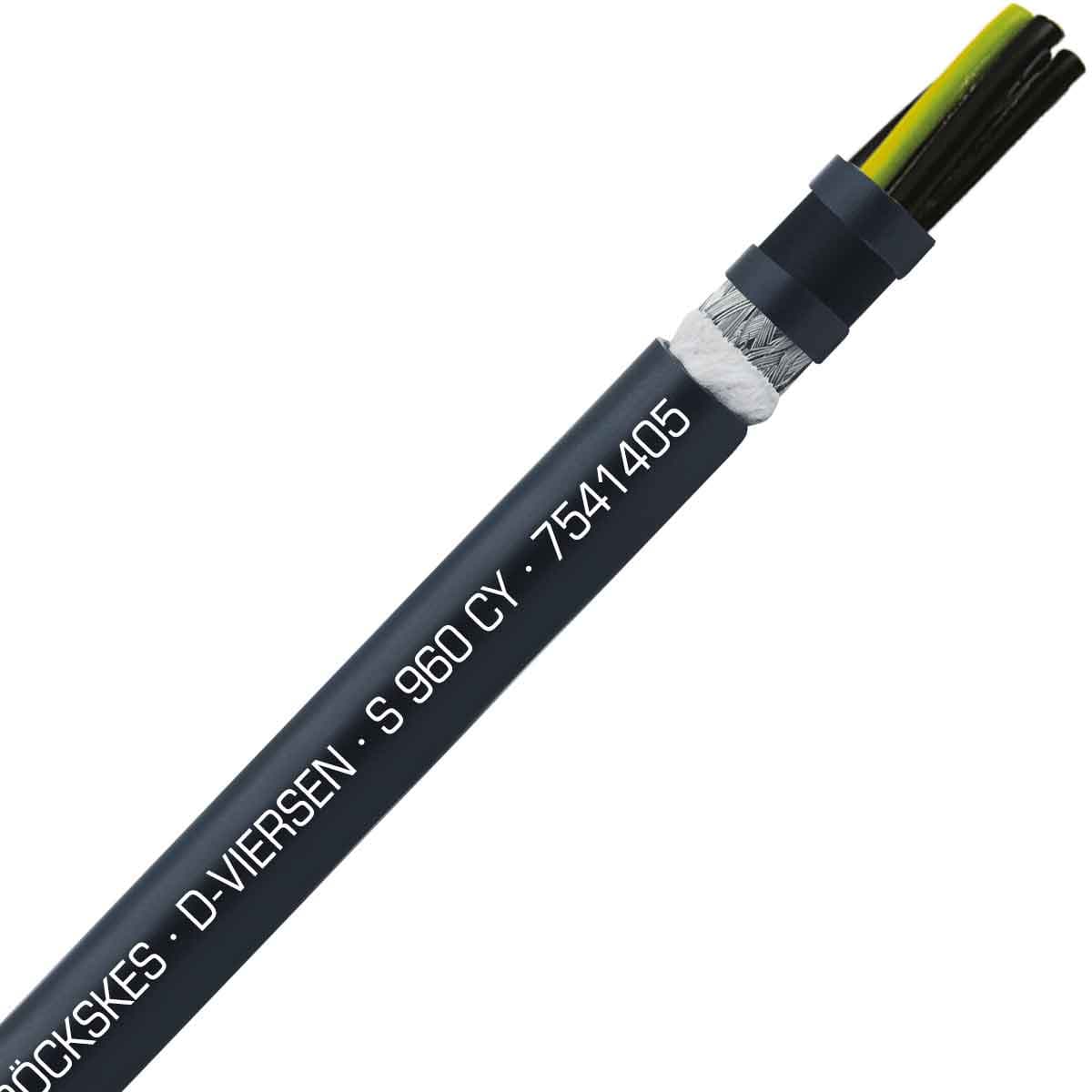 SAB 7541405 S 960 CY - 14 AWG/5c, shielded oil resistant continuous flex PVC control cable, UL, CSA, CE,RoHS SAB 7541405 S 960 CY - 14 AWG/5c, shielded oil resistant continuous flex PVC control cable, UL, CSA, CE,RoHS