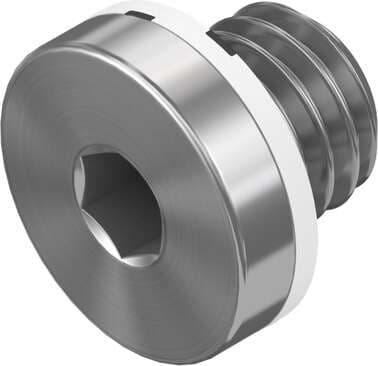 Festo 174308 blanking plug B-M5-B As per DIN 908, with sealing ring. Container size: 10, Nominal tightening torque: 1,33 Nm, Tolerance for nominal tightening torque: ± 20 %, Product weight: 1 g, Mounting type: Internal hex A/F 2.5 Festo 174308 blanking plug B-M5-B As per DIN 908, with sealing ring. Container size: 10, Nominal tightening torque: 1,33 Nm, Tolerance for nominal tightening torque: ± 20 %, Product weight: 1 g, Mounting type: Internal hex A/F 2.5