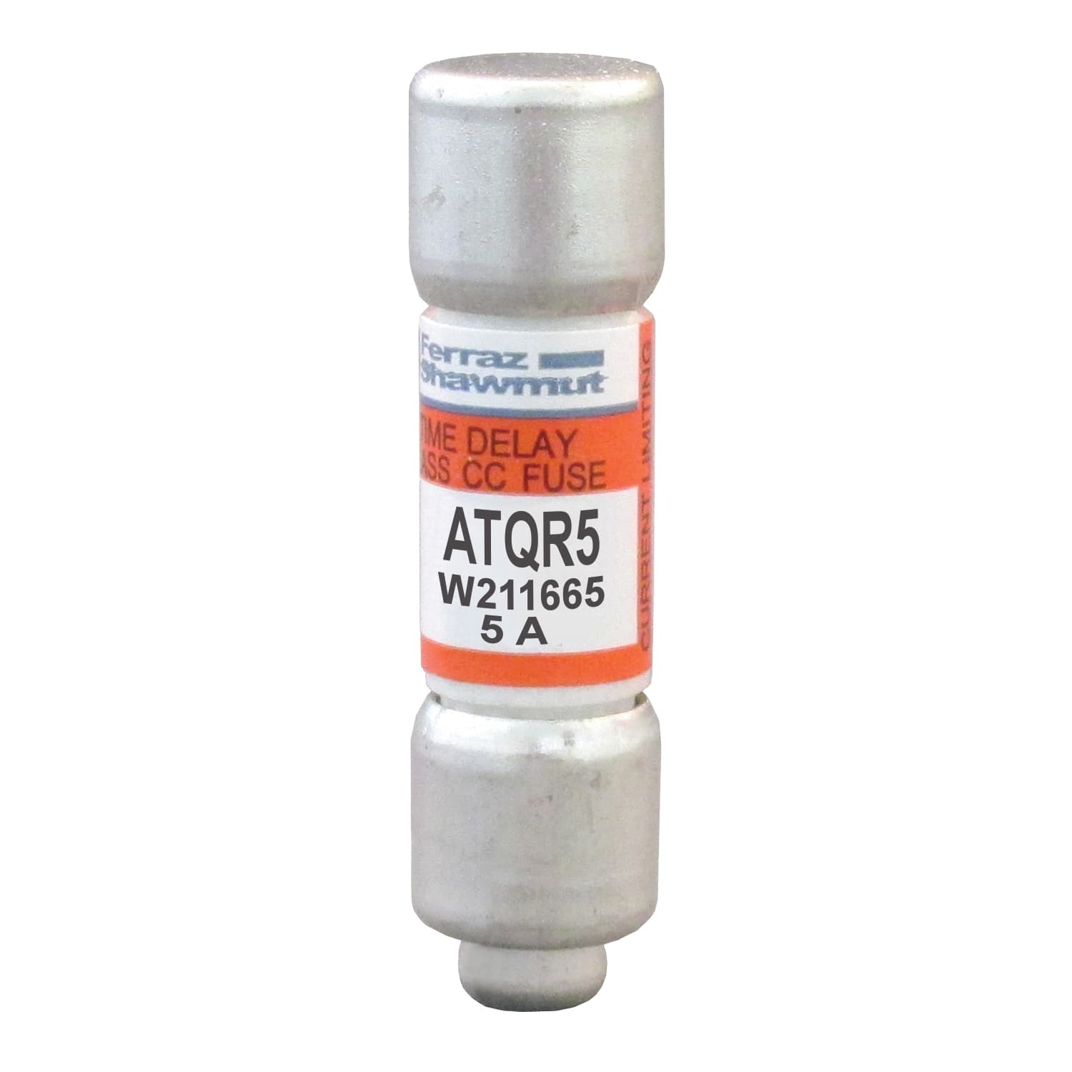 Mersen ATQR5 ATQR5 Mersen - Fuse ATQR - Class CC - Time-Delay 600VAC 300VDC 5A Ferrule Amp-Trap 2000® Mersen ATQR5 ATQR5 Mersen - Fuse ATQR - Class CC - Time-Delay 600VAC 300VDC 5A Ferrule Amp-Trap 2000®