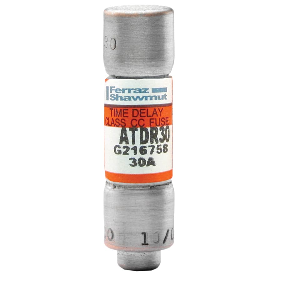 Mersen ATDR30 ATDR30 Mersen - Fuse ATDR - Class CC - Time-Delay 600VAC 300VDC 30A Ferrule Amp-Trap 2000® Mersen ATDR30 ATDR30 Mersen - Fuse ATDR - Class CC - Time-Delay 600VAC 300VDC 30A Ferrule Amp-Trap 2000®
