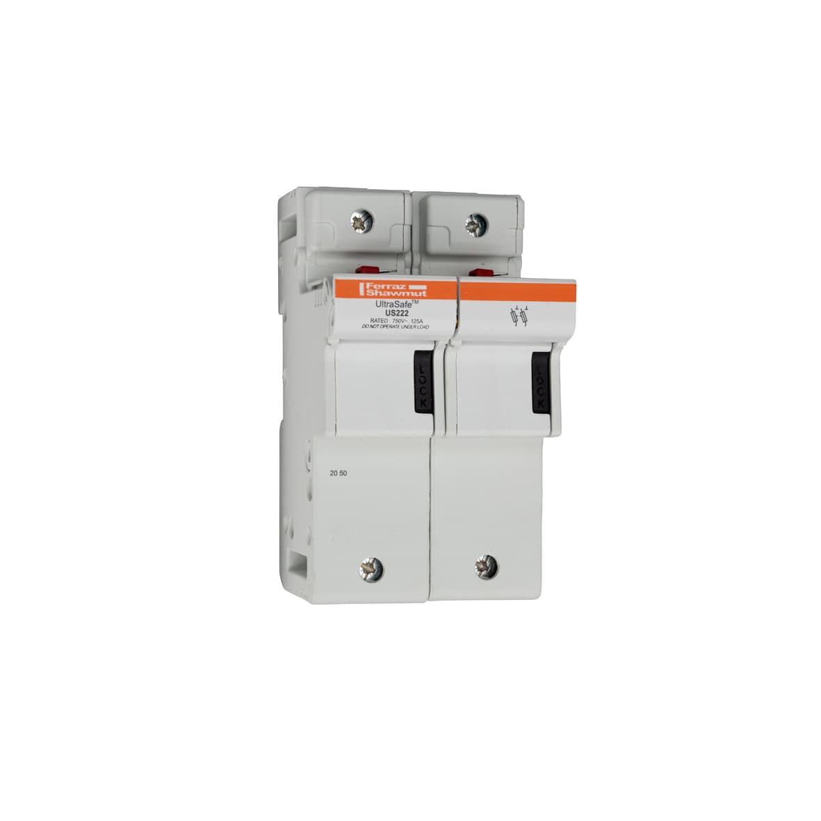 Mersen K331163 K331163 Mersen - Fuse Holder UltraSafe™ 800VAC 1000VDC UL Fuse size 22x58 2-Pole Pressure Plate IP20 IP20 Mersen K331163 K331163 Mersen - Fuse Holder UltraSafe™ 800VAC 1000VDC UL Fuse size 22x58 2-Pole Pressure Plate IP20 IP20
