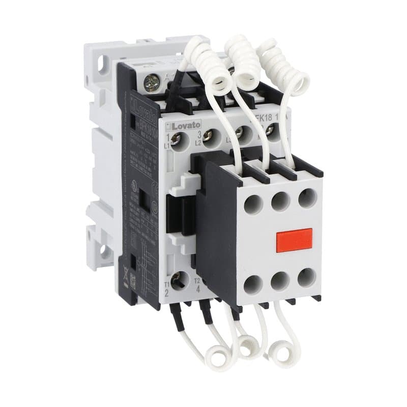 Lovato Electric BFK1810A110 BFK1810A110 Lovato - Contactor for power factor correction with AC control circuit, including limiting resistors, maximum IEC operational power 400V = 15kvar, coil 110VAC 50/60Hz Lovato Electric BFK1810A110 BFK1810A110 Lovato - Contactor for power factor correction with AC control circuit, including limiting resistors, maximum IEC operational power 400V = 15kvar, coil 110VAC 50/60Hz