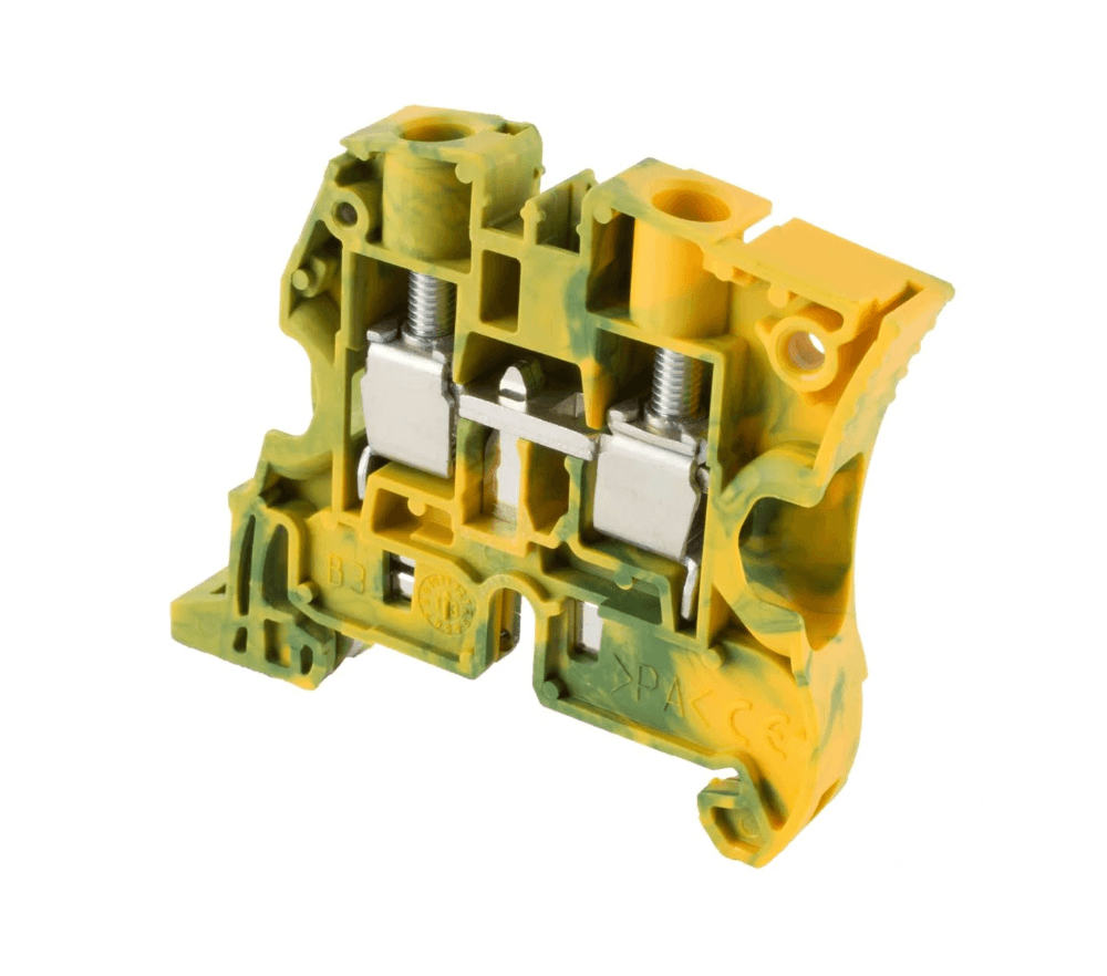 TE Connectivity 1SNK508150R0000 Terminal block, ground, G/Y, ZS10-PE; Entrelec TE Connectivity 1SNK508150R0000 Terminal block, ground, G/Y, ZS10-PE; Entrelec