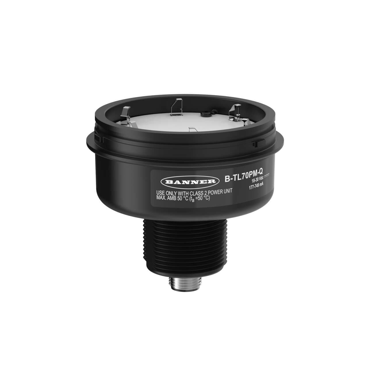 Banner B-TL70PM-Q Banner B-TL70PM-Q - TL70 Pro with Modbus/RS-485 Base Module; Voltage: 18-30 V dc; Environmental Rating: IP65; Integral 4-pin M12 A-Code; Black Housing Banner B-TL70PM-Q Banner B-TL70PM-Q - TL70 Pro with Modbus/RS-485 Base Module; Voltage: 18-30 V dc; Environmental Rating: IP65; Integral 4-pin M12 A-Code; Black Housing