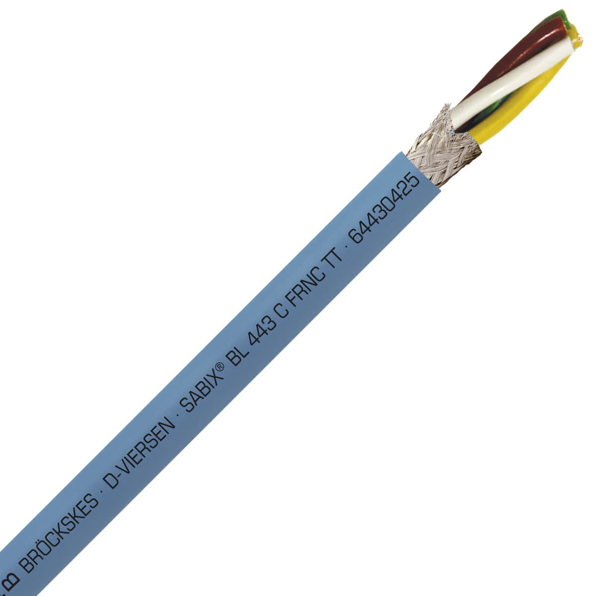 SAB 64430425 SABIX BL 443 C FRNC TT - 24 AWG/4tr, shielded halogen-free flame retardant flexible data cable for shipboard for shipboard, DNV-GL, CE, RoHS SAB 64430425 SABIX BL 443 C FRNC TT - 24 AWG/4tr, shielded halogen-free flame retardant flexible data cable for shipboard for shipboard, DNV-GL, CE, RoHS