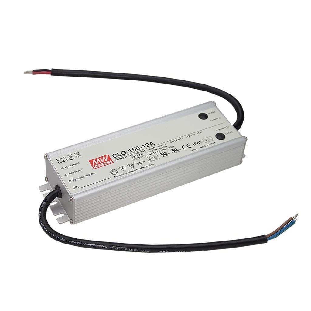 MEAN WELL CLG-150-30 AC-DC Single output LED driver Constant Current (CC) with PFC; Output 30Vdc at 5A; IP67; cable output; CLG-150-30 is succeeded by XLG-150-24-A. MEAN WELL CLG-150-30 AC-DC Single output LED driver Constant Current (CC) with PFC; Output 30Vdc at 5A; IP67; cable output; CLG-150-30 is succeeded by XLG-150-24-A.