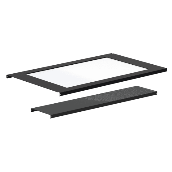 Hoffman PCP812 Window Ceiling Panel, 5.63x51.52x31.38, Black, Plastic Hoffman PCP812 Window Ceiling Panel, 5.63x51.52x31.38, Black, Plastic