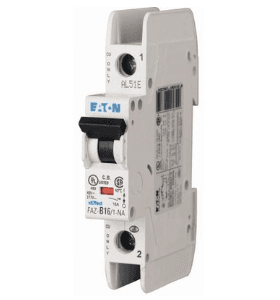 Eaton FAZ-C63/1-DC Miniature circuit breaker, 1 pole, 63 A, C trip curve, 125 VDC per pole, UL489 Eaton FAZ-C63/1-DC Miniature circuit breaker, 1 pole, 63 A, C trip curve, 125 VDC per pole, UL489