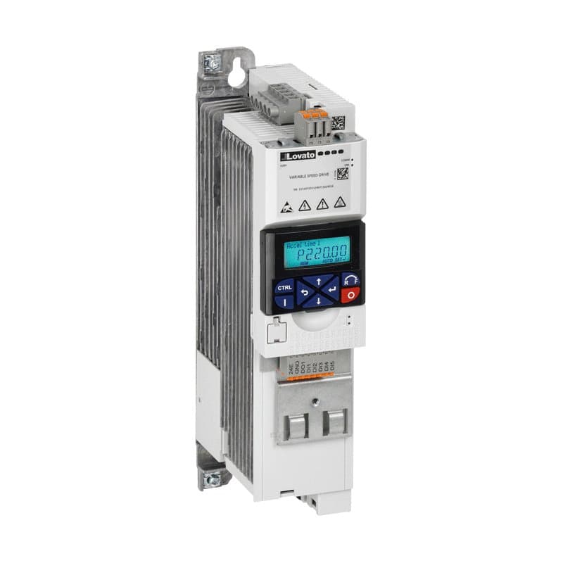 Lovato Electric VLB30015A480 VLB30015A480 Lovato - Variable speed drive, VLB3... type, three-phase supply 400-480VAC 50/60Hz. EMC suppressor built-in, Cat. C2, 1.5kW Lovato Electric VLB30015A480 VLB30015A480 Lovato - Variable speed drive, VLB3... type, three-phase supply 400-480VAC 50/60Hz. EMC suppressor built-in, Cat. C2, 1.5kW