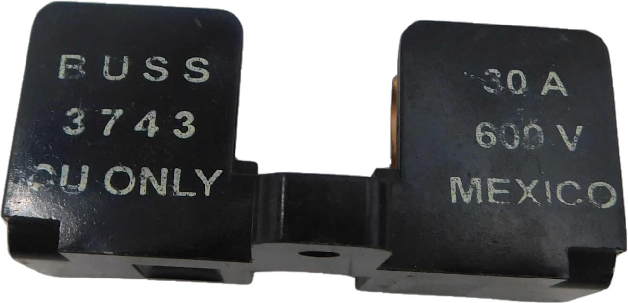 Cooper Bussmann 3743-BUSSMANN Bussmann 3743-BUSSMANN Fuse Accessories 30A 600V Cooper Bussmann 3743-BUSSMANN Bussmann 3743-BUSSMANN Fuse Accessories 30A 600V