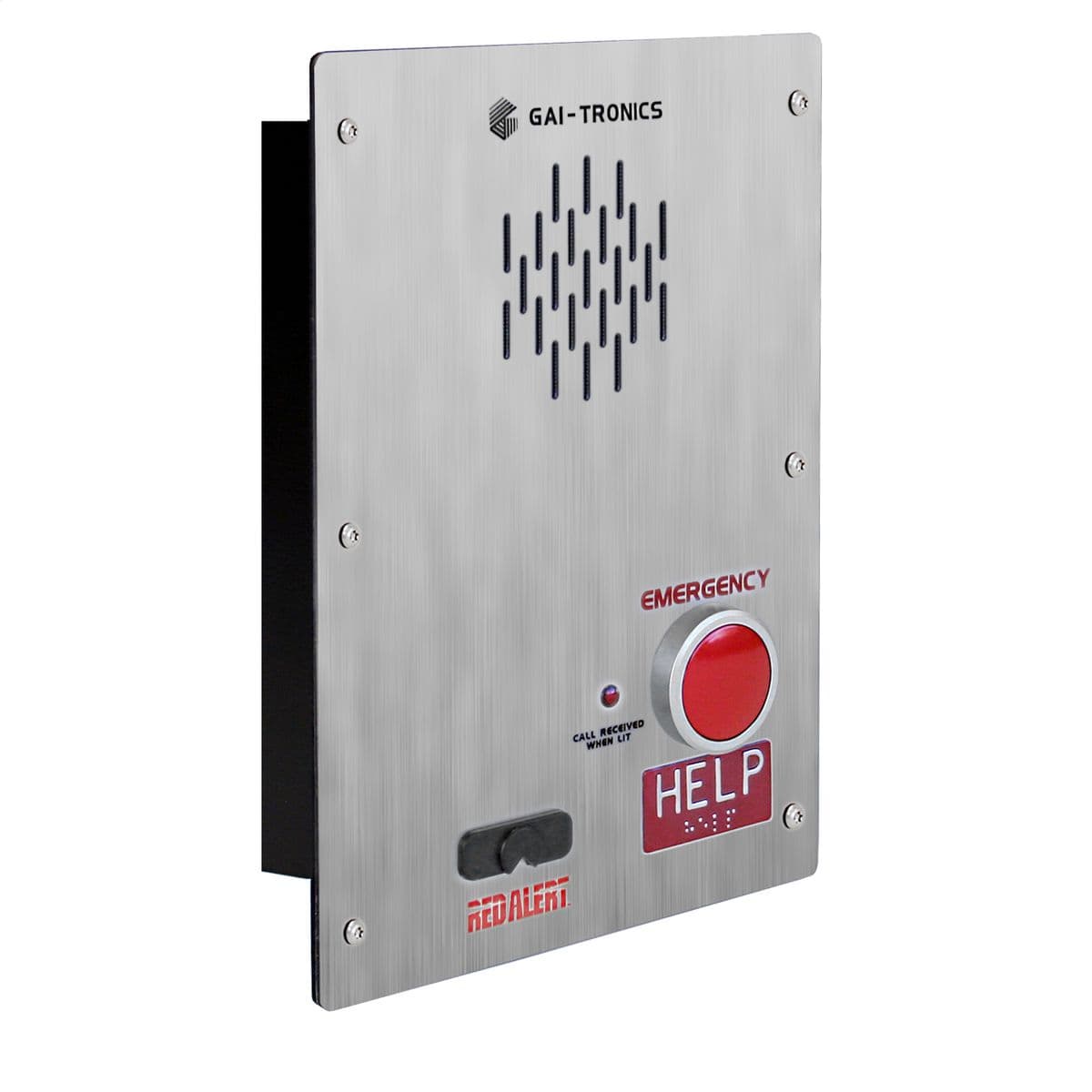 Hubbell 397-700RT GAI-TRONICS� RED ALERT� Emergency VoIP Flush-Mount Telephones are designed to provide direct point-to-point communications between personnel throughout a facility over an existing internet protocol LAN. The Models 397-700RT and 398-702RT provide a plug-an Hubbell 397-700RT GAI-TRONICS� RED ALERT� Emergency VoIP Flush-Mount Telephones are designed to provide direct point-to-point communications between personnel throughout a facility over an existing internet protocol LAN. The Models 397-700RT and 398-702RT provide a plug-an