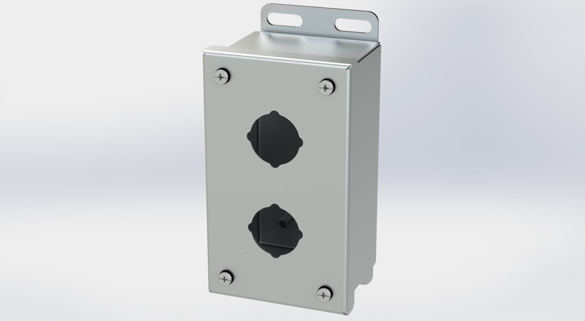 Saginaw Control SCE-2PBSS6 S.S. PB Enclosure, Height:5.75", Width:3.25", Depth:2.75", #4 brushed finish on all exterior surfaces. Saginaw Control SCE-2PBSS6 S.S. PB Enclosure, Height:5.75", Width:3.25", Depth:2.75", #4 brushed finish on all exterior surfaces.