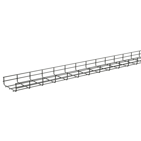 Hoffman QTP4X4 Quick Tray Pro Wire Mesh Cable Tray System, 4.00x4.00x120.00, Lt Gray, steel Hoffman QTP4X4 Quick Tray Pro Wire Mesh Cable Tray System, 4.00x4.00x120.00, Lt Gray, steel