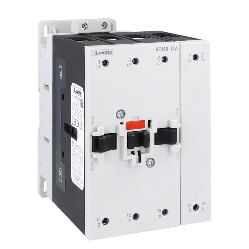 Lovato Electric BF150T4A57560 BF150T4A57560 Lovato - Four-pole contactor, IEC operating current Ith (AC1) = 165A, AC coil 60Hz, 575VAC Lovato Electric BF150T4A57560 BF150T4A57560 Lovato - Four-pole contactor, IEC operating current Ith (AC1) = 165A, AC coil 60Hz, 575VAC