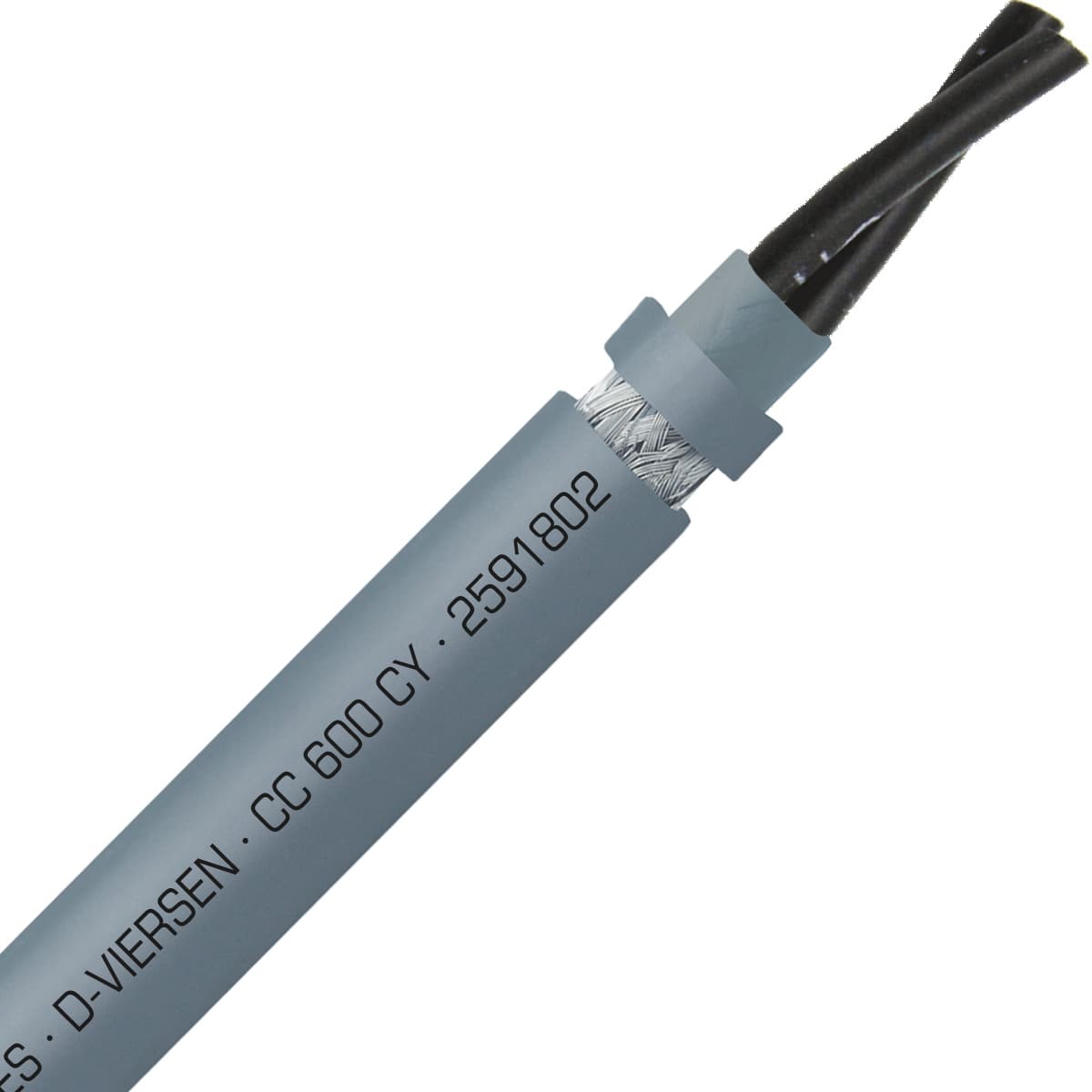 SAB 2591802 CC 600 CY - 18 AWG/2c, shielded oil resistant PVC flexible control cable, 600V, UL, CSA, VDE, CE, RoHS SAB 2591802 CC 600 CY - 18 AWG/2c, shielded oil resistant PVC flexible control cable, 600V, UL, CSA, VDE, CE, RoHS