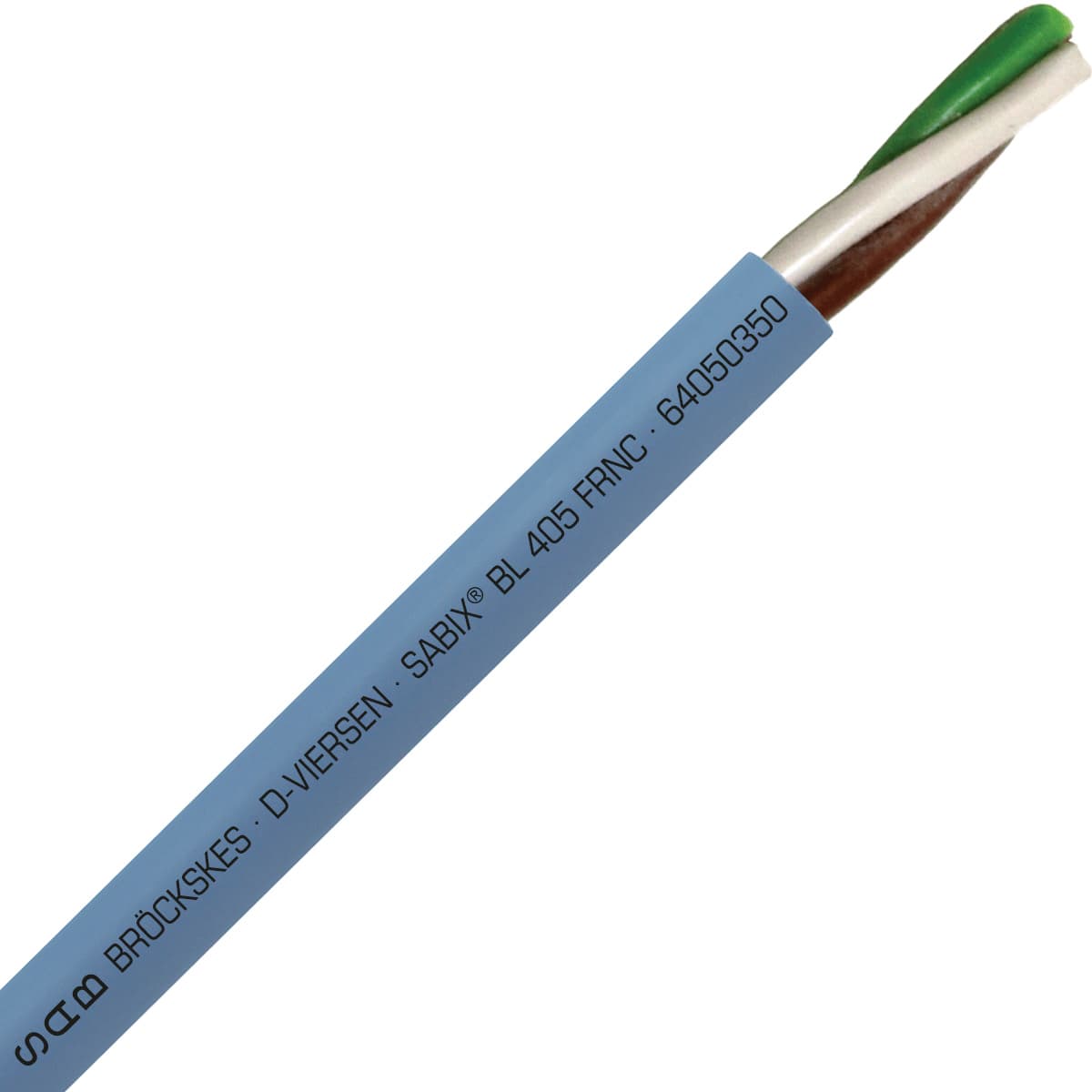 SAB 64050350 SABIX BL 405 FRNC - 20 AWG/3c, halogen-free flame retardant flexible data cable, DNV-GL, CE, RoHS SAB 64050350 SABIX BL 405 FRNC - 20 AWG/3c, halogen-free flame retardant flexible data cable, DNV-GL, CE, RoHS
