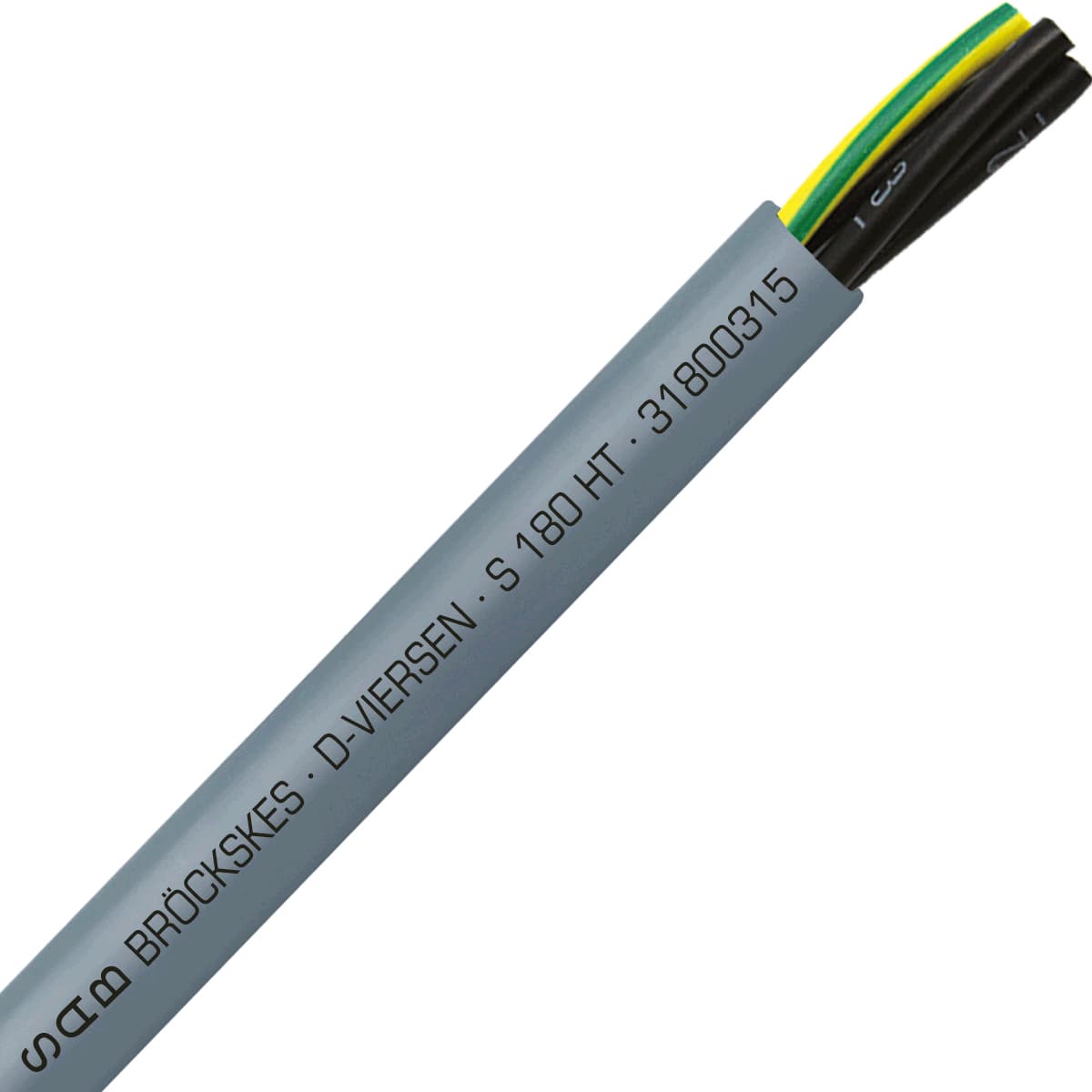 SAB 31800315 S 180 HT - 16 AWG/3c, high temperature continuous flex silicone cable, CE, RoHS SAB 31800315 S 180 HT - 16 AWG/3c, high temperature continuous flex silicone cable, CE, RoHS